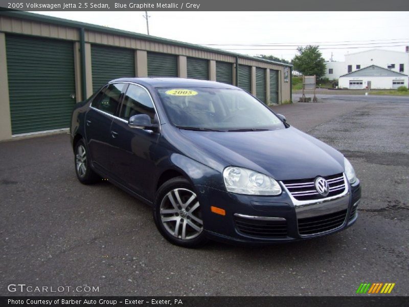 Blue Graphite Metallic / Grey 2005 Volkswagen Jetta 2.5 Sedan