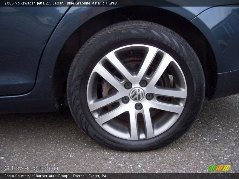 Blue Graphite Metallic / Grey 2005 Volkswagen Jetta 2.5 Sedan