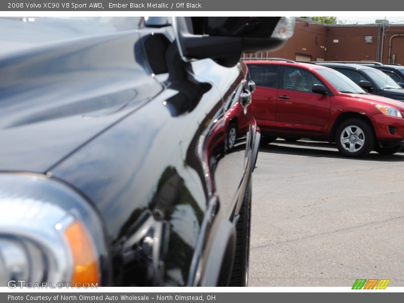 Ember Black Metallic / Off Black 2008 Volvo XC90 V8 Sport AWD