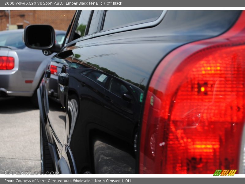 Ember Black Metallic / Off Black 2008 Volvo XC90 V8 Sport AWD