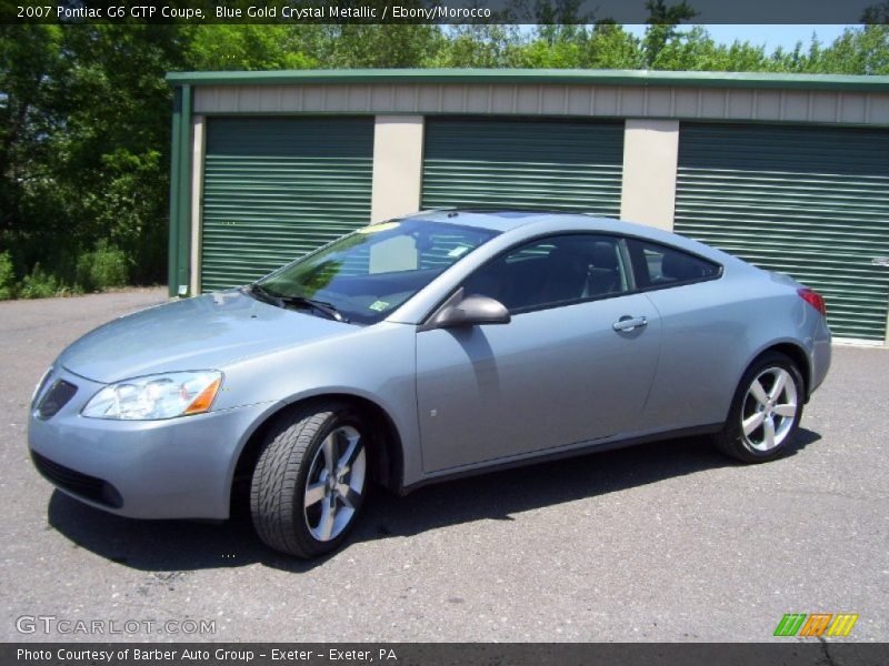 Blue Gold Crystal Metallic / Ebony/Morocco 2007 Pontiac G6 GTP Coupe
