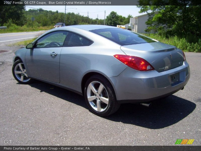 Blue Gold Crystal Metallic / Ebony/Morocco 2007 Pontiac G6 GTP Coupe