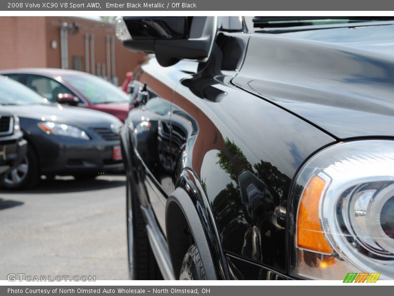 Ember Black Metallic / Off Black 2008 Volvo XC90 V8 Sport AWD