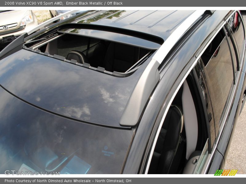 Ember Black Metallic / Off Black 2008 Volvo XC90 V8 Sport AWD