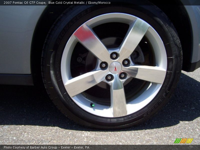 Blue Gold Crystal Metallic / Ebony/Morocco 2007 Pontiac G6 GTP Coupe