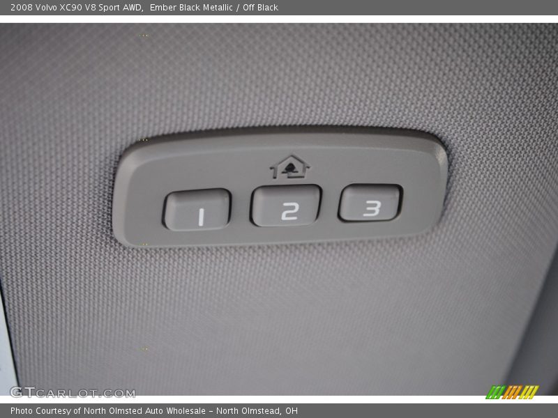 Ember Black Metallic / Off Black 2008 Volvo XC90 V8 Sport AWD