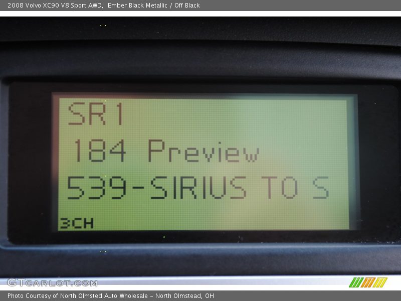 Ember Black Metallic / Off Black 2008 Volvo XC90 V8 Sport AWD