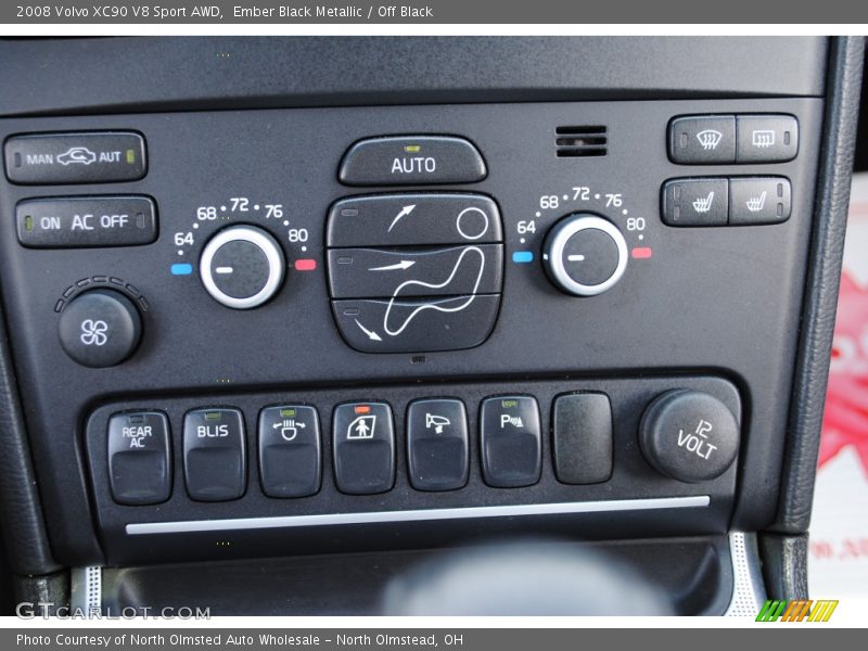 Controls of 2008 XC90 V8 Sport AWD