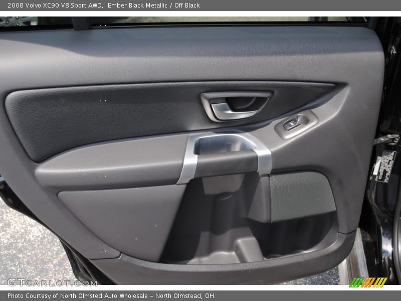 Ember Black Metallic / Off Black 2008 Volvo XC90 V8 Sport AWD