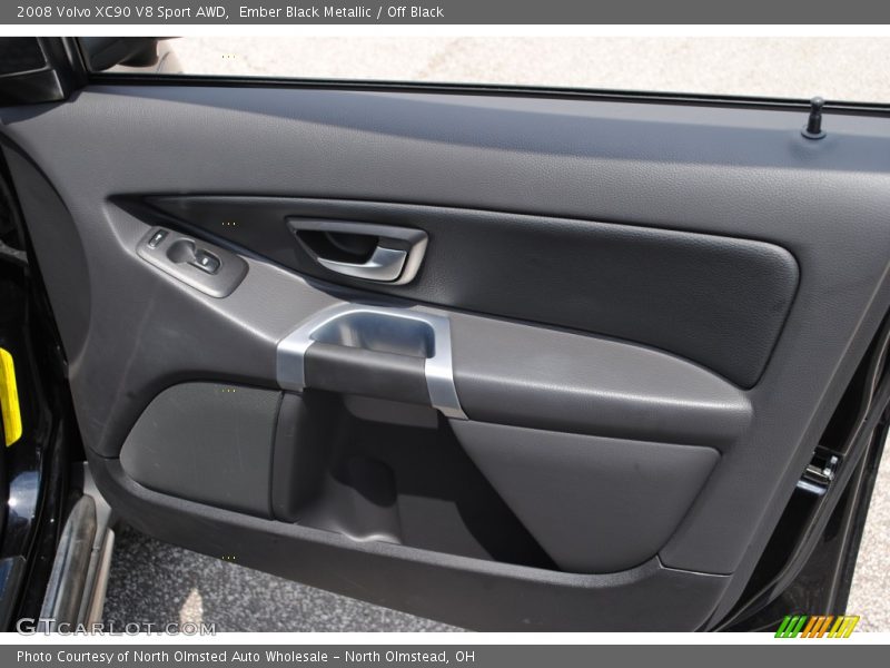 Ember Black Metallic / Off Black 2008 Volvo XC90 V8 Sport AWD