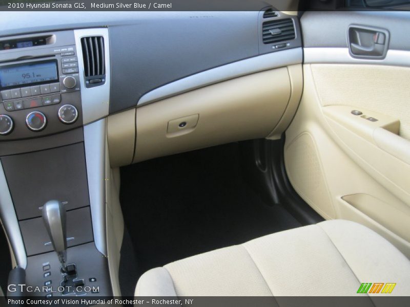 Medium Silver Blue / Camel 2010 Hyundai Sonata GLS
