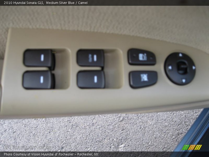 Medium Silver Blue / Camel 2010 Hyundai Sonata GLS