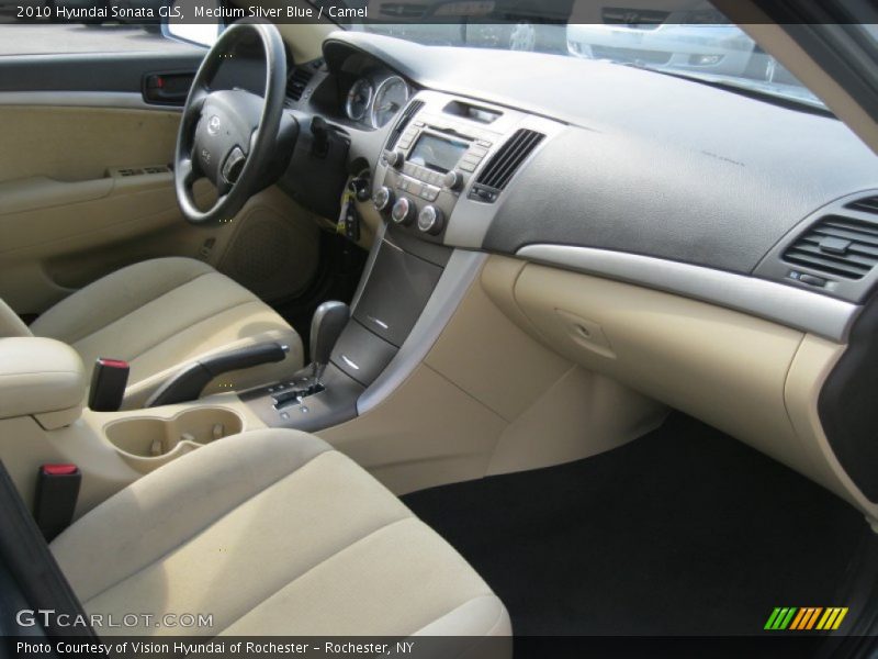 Medium Silver Blue / Camel 2010 Hyundai Sonata GLS