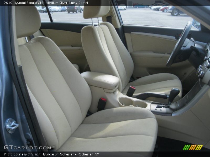 Medium Silver Blue / Camel 2010 Hyundai Sonata GLS