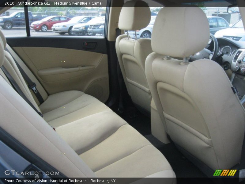 Medium Silver Blue / Camel 2010 Hyundai Sonata GLS