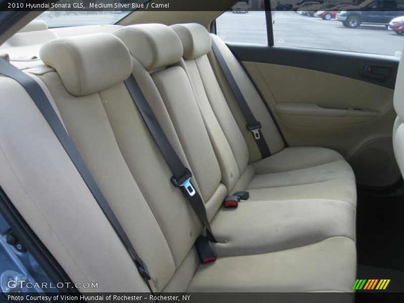 Medium Silver Blue / Camel 2010 Hyundai Sonata GLS