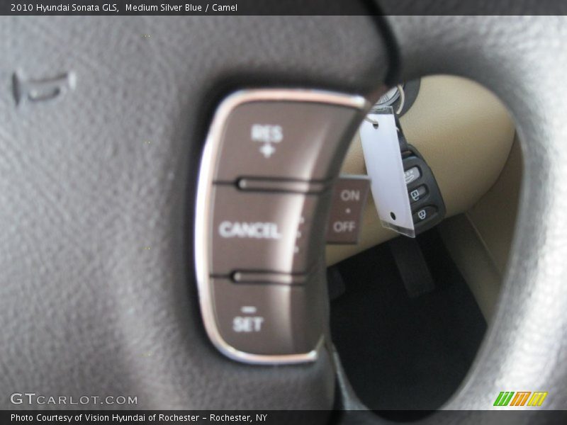 Medium Silver Blue / Camel 2010 Hyundai Sonata GLS