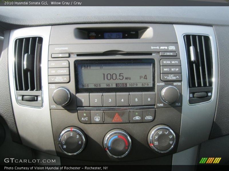 Willow Gray / Gray 2010 Hyundai Sonata GLS