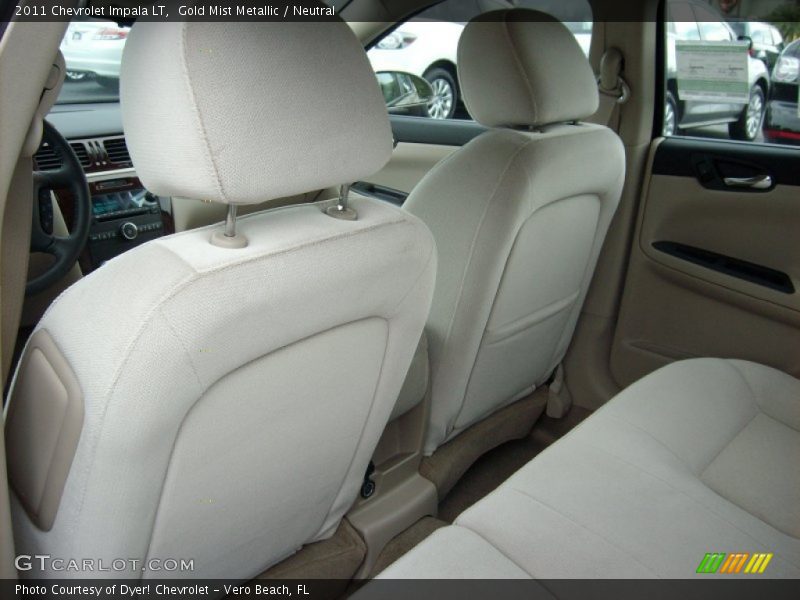 Gold Mist Metallic / Neutral 2011 Chevrolet Impala LT