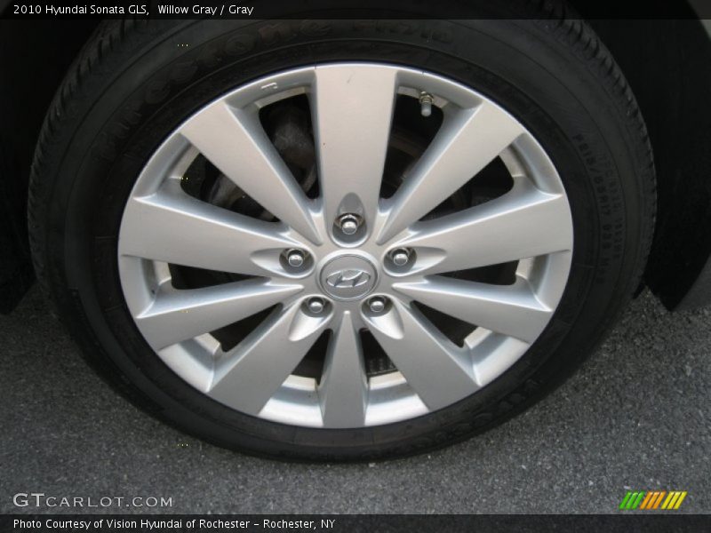 Willow Gray / Gray 2010 Hyundai Sonata GLS