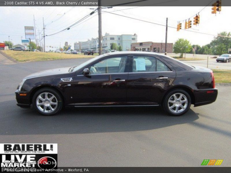 Black Cherry / Cashmere 2008 Cadillac STS 4 V6 AWD