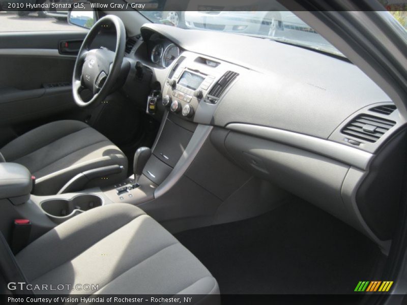 Willow Gray / Gray 2010 Hyundai Sonata GLS