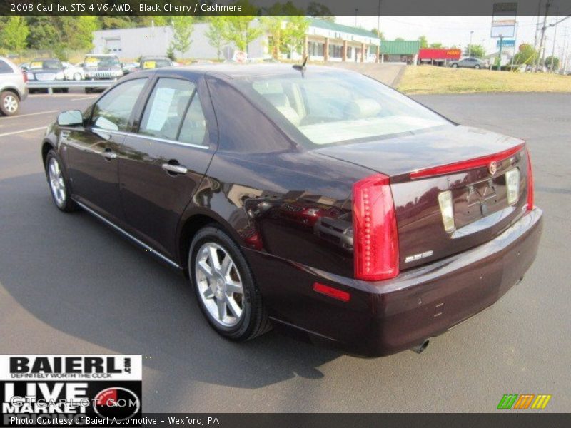 Black Cherry / Cashmere 2008 Cadillac STS 4 V6 AWD