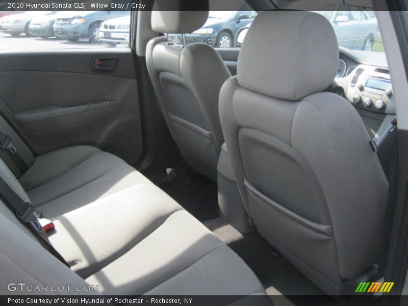 Willow Gray / Gray 2010 Hyundai Sonata GLS
