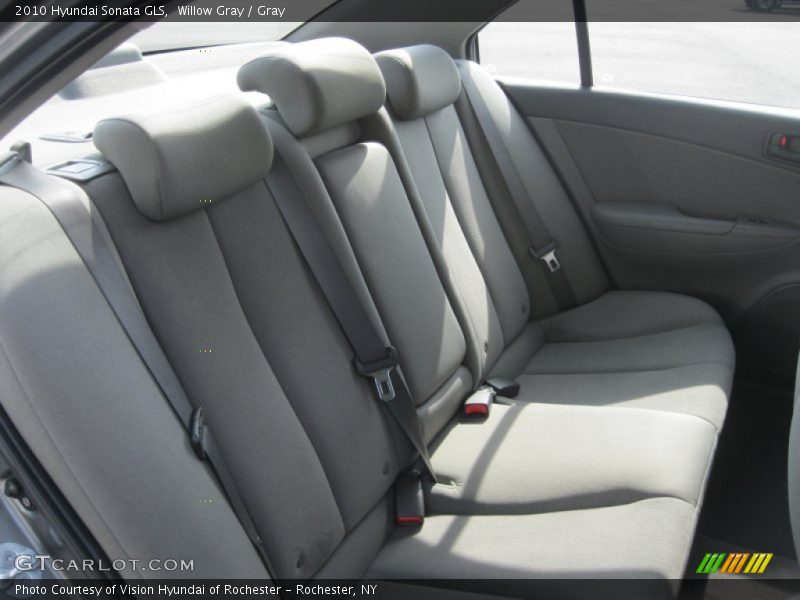 Willow Gray / Gray 2010 Hyundai Sonata GLS