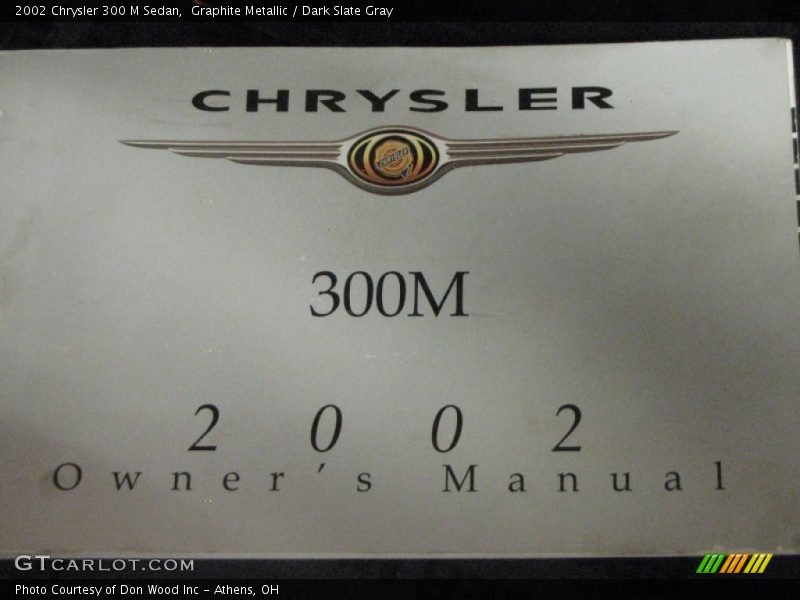 Books/Manuals of 2002 300 M Sedan