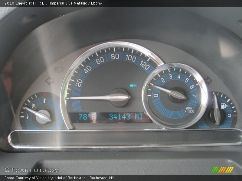 Imperial Blue Metallic / Ebony 2010 Chevrolet HHR LT