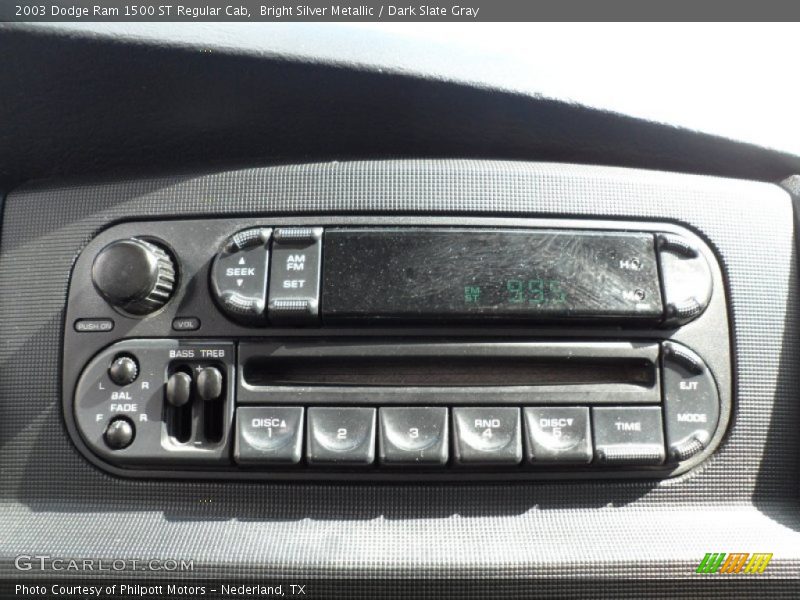 Controls of 2003 Ram 1500 ST Regular Cab