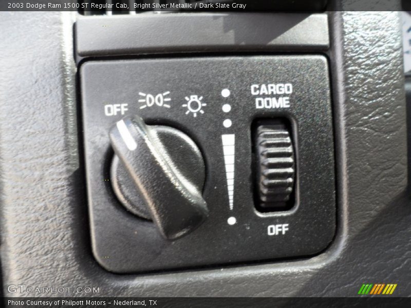 Controls of 2003 Ram 1500 ST Regular Cab