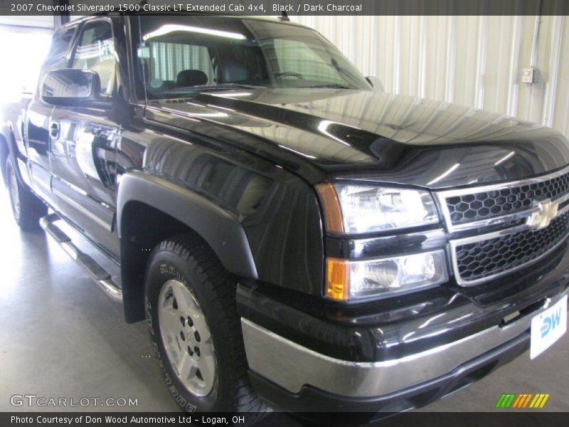 Black / Dark Charcoal 2007 Chevrolet Silverado 1500 Classic LT Extended Cab 4x4