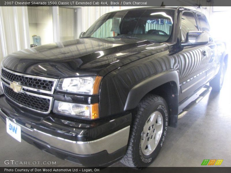 Black / Dark Charcoal 2007 Chevrolet Silverado 1500 Classic LT Extended Cab 4x4