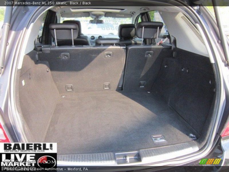 Black / Black 2007 Mercedes-Benz ML 350 4Matic