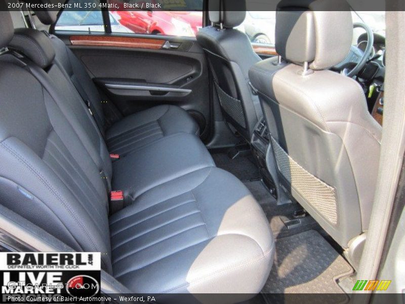 Black / Black 2007 Mercedes-Benz ML 350 4Matic