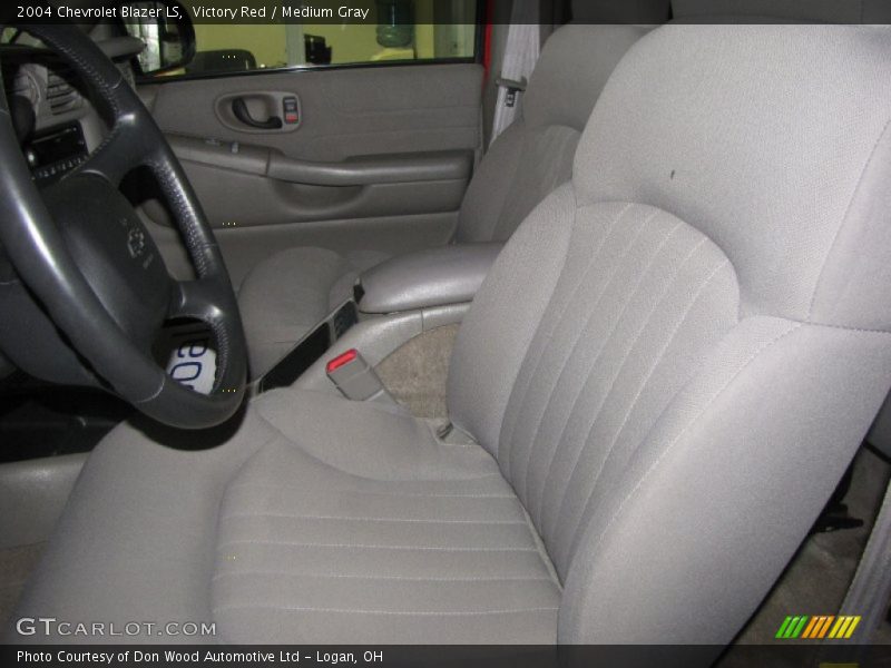 Victory Red / Medium Gray 2004 Chevrolet Blazer LS