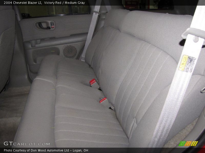 Victory Red / Medium Gray 2004 Chevrolet Blazer LS