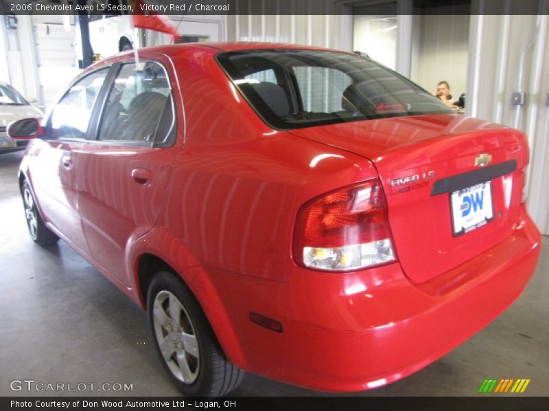Victory Red / Charcoal 2006 Chevrolet Aveo LS Sedan