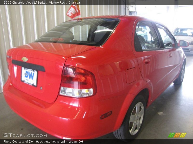 Victory Red / Charcoal 2006 Chevrolet Aveo LS Sedan