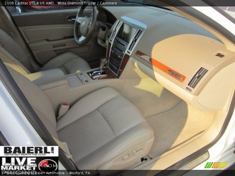 White Diamond Tricoat / Cashmere 2008 Cadillac STS 4 V6 AWD