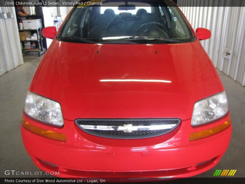 Victory Red / Charcoal 2006 Chevrolet Aveo LS Sedan