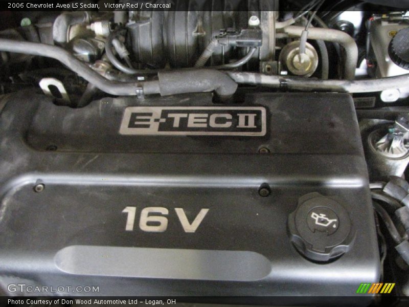 Victory Red / Charcoal 2006 Chevrolet Aveo LS Sedan