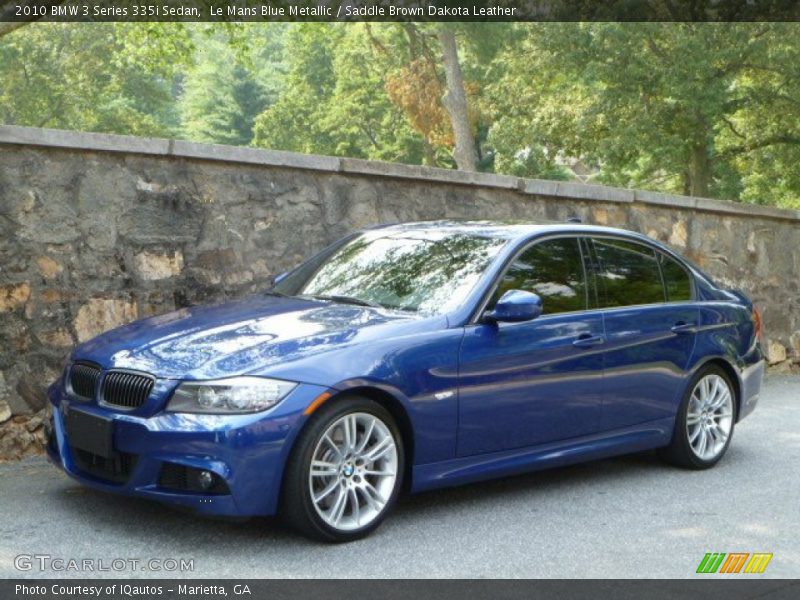 Front 3/4 View of 2010 3 Series 335i Sedan