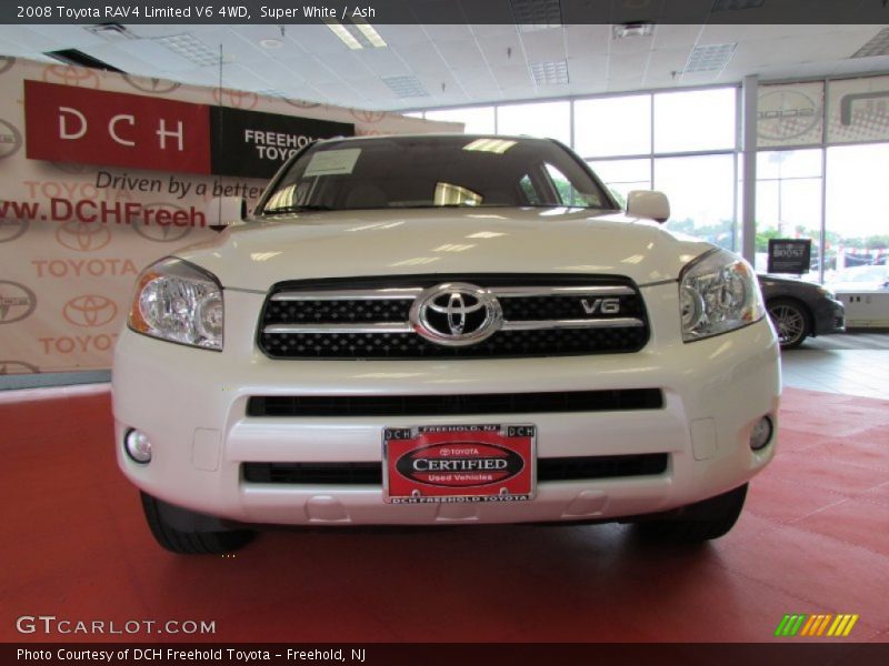 Super White / Ash 2008 Toyota RAV4 Limited V6 4WD
