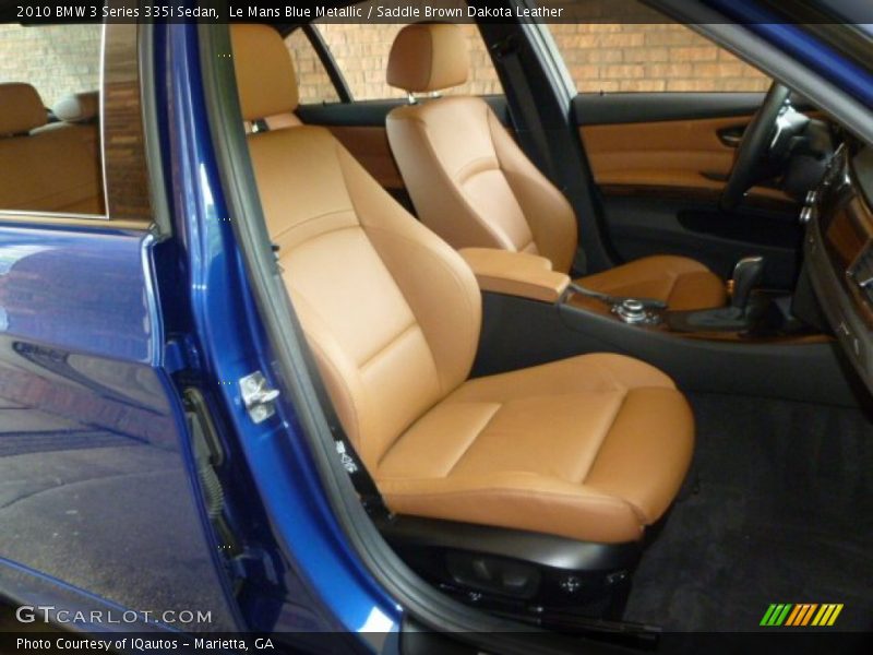  2010 3 Series 335i Sedan Saddle Brown Dakota Leather Interior