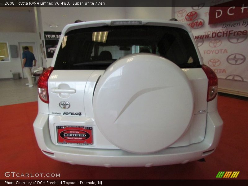 Super White / Ash 2008 Toyota RAV4 Limited V6 4WD