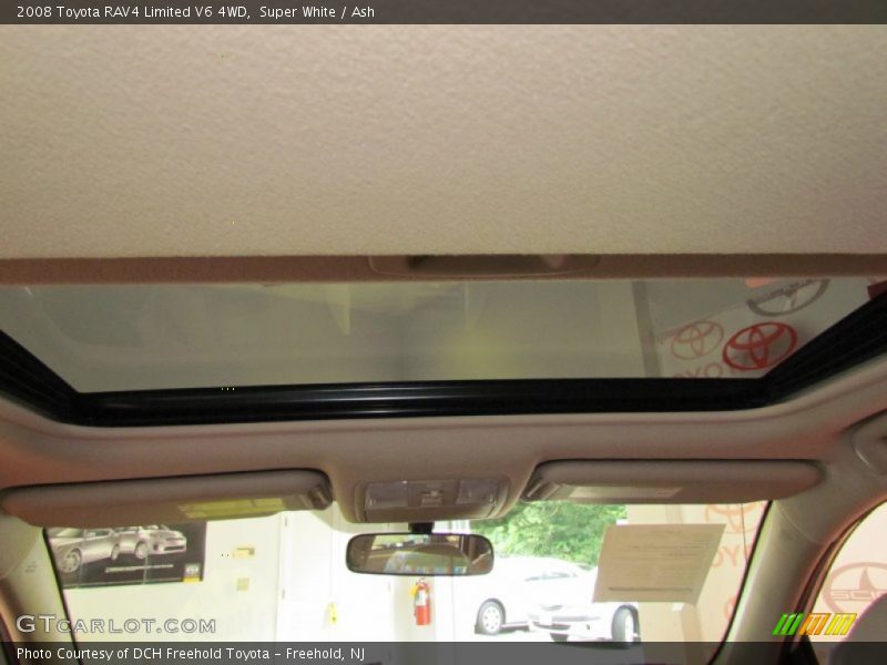 Super White / Ash 2008 Toyota RAV4 Limited V6 4WD