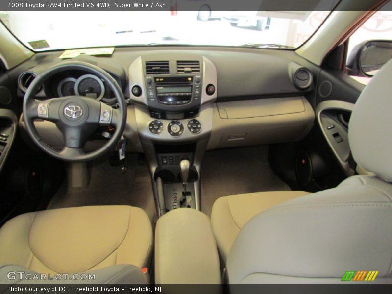 Super White / Ash 2008 Toyota RAV4 Limited V6 4WD